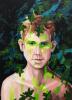<strong>Green House - Oak</strong> 2023, acrylic on canvas, 70 x 50 cm