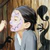 <strong>Paloma P</strong> Acrylic on canvas, 140 x 140 cm, 2009